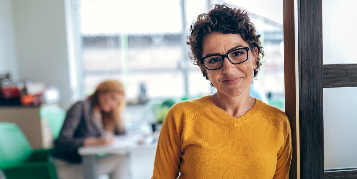 woman in office